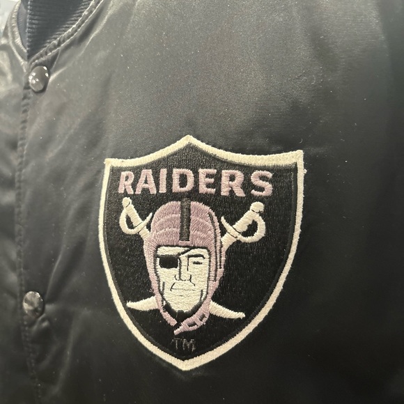 Los Angeles Raiders vintage Starter jacket XL - Picture 3 of 9